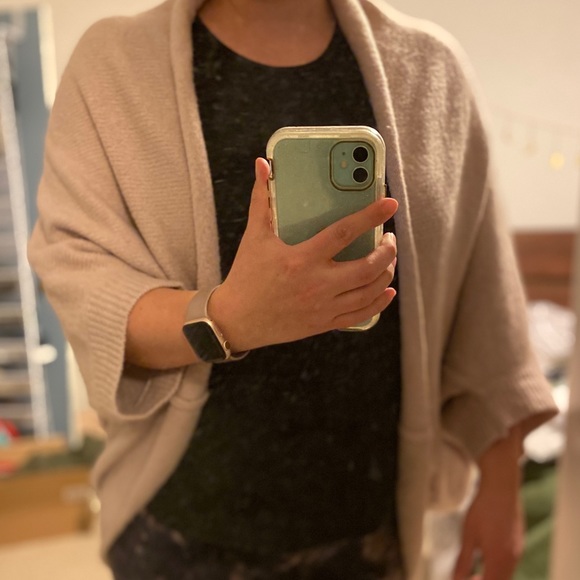 Eleven star batwing short sleeved open front sweater M - Picture 8 of 12